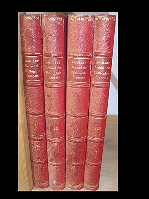 Manuel du Bibliophile Francais (1470-1920). 2 tome en 4.