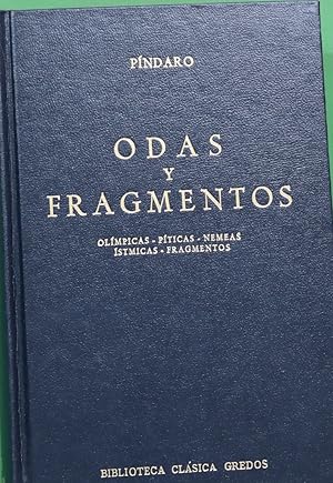 Seller image for Odas y fragmentos for sale by Librera Alonso Quijano
