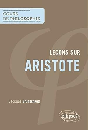 Imagen del vendedor de Cours de Philosophie Leons sur Aristote a la venta por Dmons et Merveilles