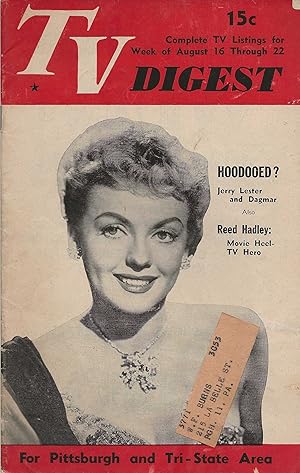 TV Digest August 16, 1952 Martha Stewart!