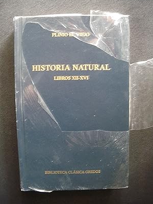Immagine del venditore per Historia natural. Libros XII-XVI (Biblioteca Clsica Gredos, 388) venduto da Vrtigo Libros