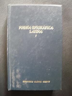 Immagine del venditore per Poesa epigrfica latina I (Biblioteca Clasica Gredos, 259) venduto da Vrtigo Libros