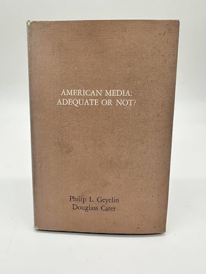 Seller image for American Media Adequate or Not? for sale by Dean Family Enterprise