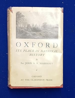 Seller image for Oxford, its place in national history. for sale by Wykeham Books