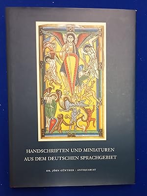 Immagine del venditore per Katalog 5. Handschriften und Miniaturen aus dem deutschen Sprachgebiet. [ Antiquariat Jrn Gnther, bookseller's catalogue no. 5, 1997. venduto da Wykeham Books