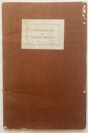 Seller image for Stendhal for sale by Leabeck Books