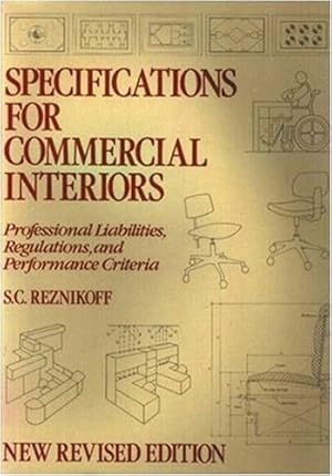 Bild des Verkufers fr Specifications for Commercial Interiors zum Verkauf von Reliant Bookstore