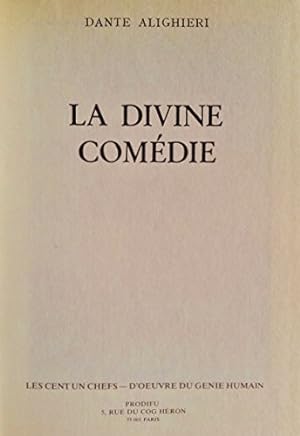 Seller image for DANTE - LA DIVINE COMEDIE ENFER PURGATOIRE PARADIS for sale by Ammareal