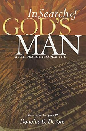 Bild des Verkufers fr In Search of God's Man: a Help for Pulpit Committees zum Verkauf von ZBK Books