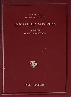 Imagen del vendedor de Canto della montagna a la venta por FolignoLibri