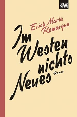 Image du vendeur pour Im Westen nichts Neues mis en vente par Rheinberg-Buch Andreas Meier eK