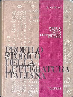 Image du vendeur pour Profilo storico della letteratura italiana mis en vente par FolignoLibri