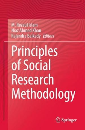 Seller image for Principles of Social Research Methodology for sale by BuchWeltWeit Ludwig Meier e.K.