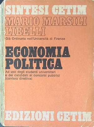 Immagine del venditore per Economia politica venduto da FolignoLibri