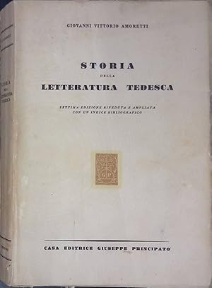 Seller image for Storia della letteratura tedesca for sale by FolignoLibri