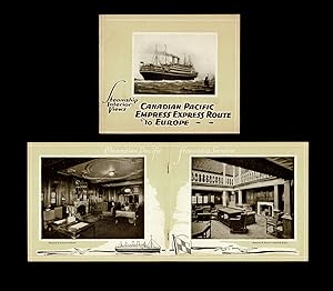 1923 Steamship Interior Views - Canadian Pacific Empress Express Route to Europe