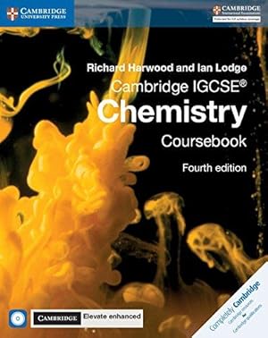 Bild des Verkufers fr Cambridge IGCSE® Chemistry Coursebook with CD-ROM and Digital Access (2 Years) (Cambridge International IGCSE) zum Verkauf von WeBuyBooks