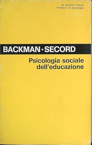 Imagen del vendedor de Psicologia sociale dell'educazione a la venta por FolignoLibri