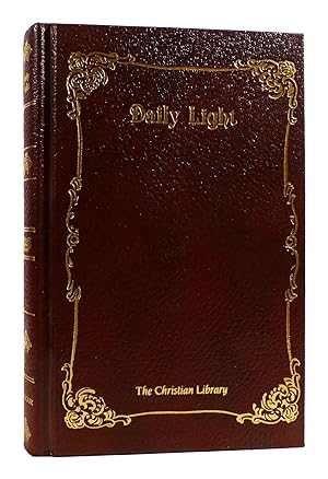 Seller image for DAILY LIGHT ON THE DAILY PATH The Christian Library for sale by Rare Book Cellar