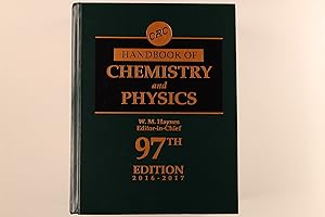 Bild des Verkufers fr CRC HANDBOOK OF CHEMISTRY AND PHYSICS 2016-2017. A Ready-reference Book of Chemical and Physical Data zum Verkauf von INFINIBU KG
