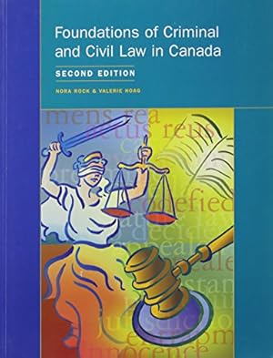 Immagine del venditore per Foundations of Criminal and Civil Law in Canada - Second Edition venduto da Krak Dogz Distributions LLC