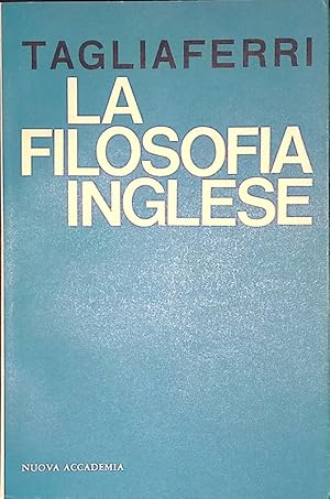 Image du vendeur pour La filosofia inglese mis en vente par FolignoLibri