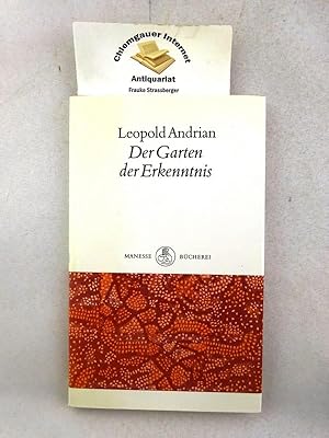 Bild des Verkufers fr Der Garten der Erkenntnis. Mit einem Nachwort von Iris Paetzke / Manesse-Bcherei ; 32 zum Verkauf von Chiemgauer Internet Antiquariat GbR