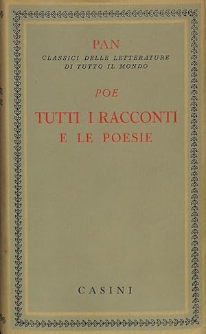 Immagine del venditore per Tutti i racconti e le poesie venduto da FolignoLibri