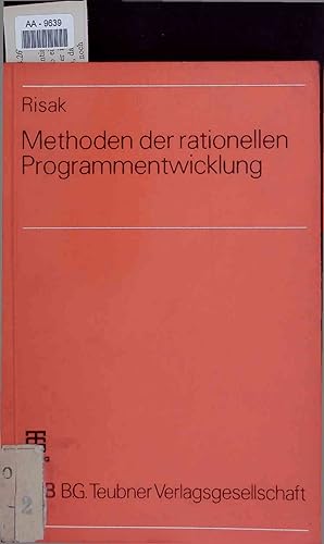 Bild des Verkufers fr Methoden der rationellen Programmentwicklung. zum Verkauf von Antiquariat Bookfarm