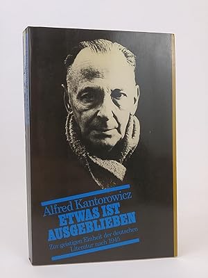 Bild des Verkufers fr Etwas ist ausgeblieben. Zur geistigen Einheit der deutschen Literatur nach 1945 Zur geistigen Einheit der deutschen Literatur nach 1945 zum Verkauf von ANTIQUARIAT Franke BRUDDENBOOKS