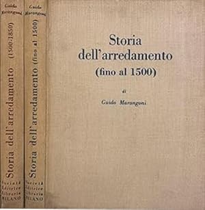 Bild des Verkufers fr Storia dell'arredamento. Volume I: Fino al 1500. Volume II: 1500-1850. zum Verkauf von FIRENZELIBRI SRL