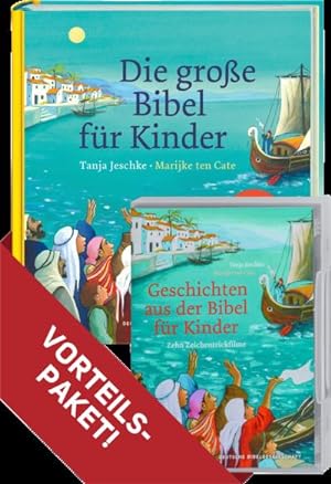Bild des Verkufers fr Die groe Bibel fr Kinder. Kombi-Paket (Buch + DVD) zum Verkauf von BuchWeltWeit Ludwig Meier e.K.