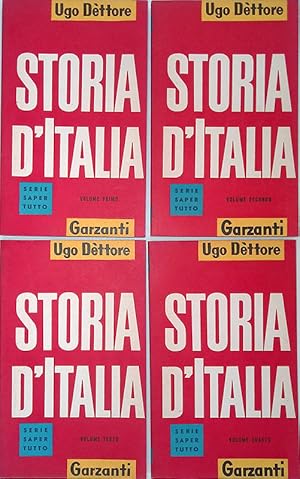 Immagine del venditore per Storia d'Italia. 4 VOLUMI venduto da FolignoLibri