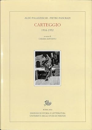 Immagine del venditore per Carteggio 1916-1952 venduto da FolignoLibri