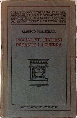 Immagine del venditore per I socialisti italiani durante la guerra. venduto da FolignoLibri