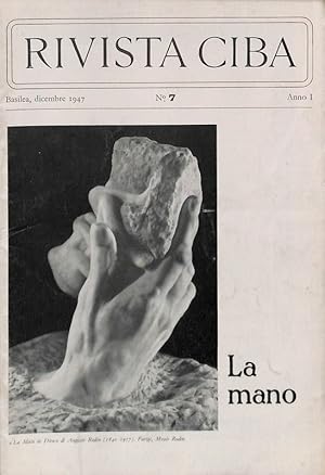 Seller image for Rivista Ciba. La mano. Basilea, Dicembre 1947 n. 7 Anno I for sale by FolignoLibri