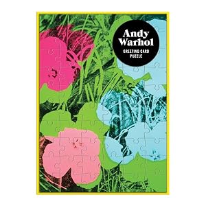 Seller image for Andy Warhol Flowers Greeting Card Puzzle for sale by GreatBookPricesUK
