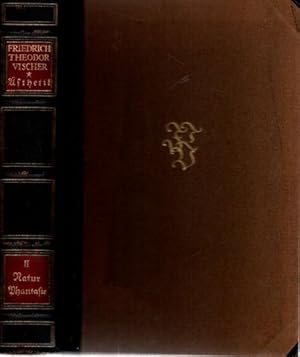 Immagine del venditore per Aesthetik oder Wissenschaft des Schnen. Zum Gebrauche fr Vorlesungen. Zweiter Teil: Das Schne in einseitiger Existenz. 2. Aufl. hrsg. v. R. Vischer. venduto da nika-books, art & crafts GbR