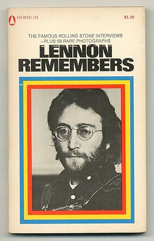 Image du vendeur pour Lennon Remembers mis en vente par Between the Covers-Rare Books, Inc. ABAA