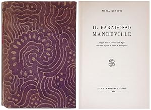 Seller image for Il paradosso Mandeville for sale by FolignoLibri