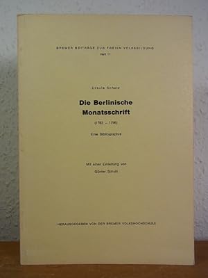 Seller image for Die Berlinische Monatsschrift (1783 - 1796). Eine Bibliographie for sale by Antiquariat Weber