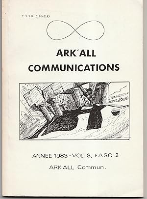 Image du vendeur pour Ark'all communications 8/2 mis en vente par Librairie Franoise Causse