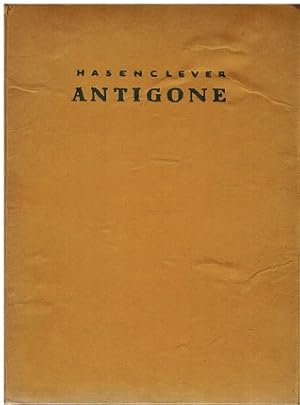 Bild des Verkufers fr Antigone. Tragdie in 5 Akten. zum Verkauf von Antiquariat Appel - Wessling