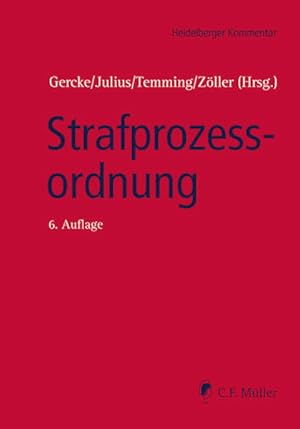 Immagine del venditore per Strafprozessordnung (Heidelberger Kommentar) venduto da Studibuch