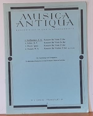 Bild des Verkufers fr Konzert fr Viola D-dur / Concerto Viola & Orchester (nach dem Original hg. v. Dr. Hans Mlynarczyk u. Albert Kranz) zum Verkauf von ANTIQUARIAT H. EPPLER