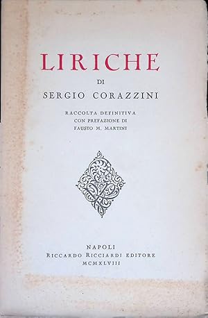 Imagen del vendedor de Liriche a la venta por FolignoLibri