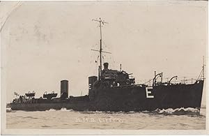 HMS Liffey Royal Navy Military Ship Old Real Photo WW1 Postcard