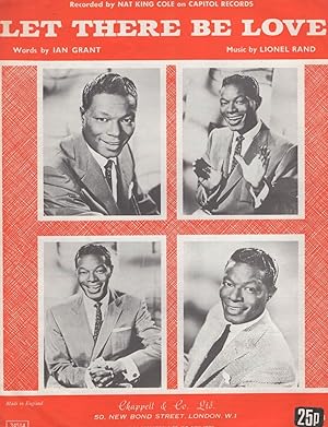 Let There Be Love Nat King Cole Sheet Music