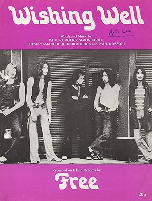 Free Paul Rodgers Wishing Well 1970s Sheet Music