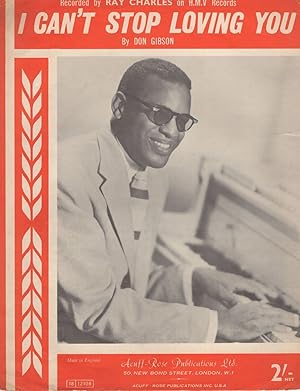 I Can't Stop Loving You Ray Charles Sheet Music